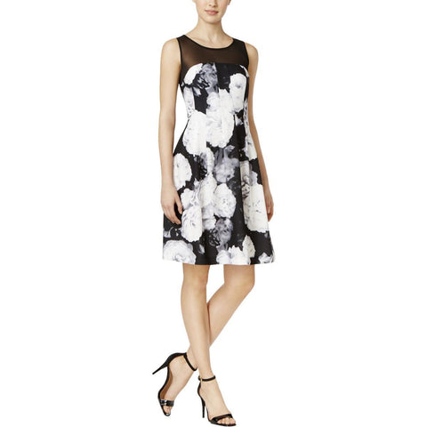 Vestido calvin klein cheap blanco y negro
