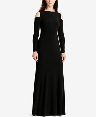 Vestido negro ralph discount lauren