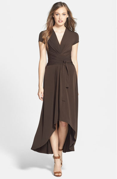 Michael michael kors high low faux wrap dress new arrivals