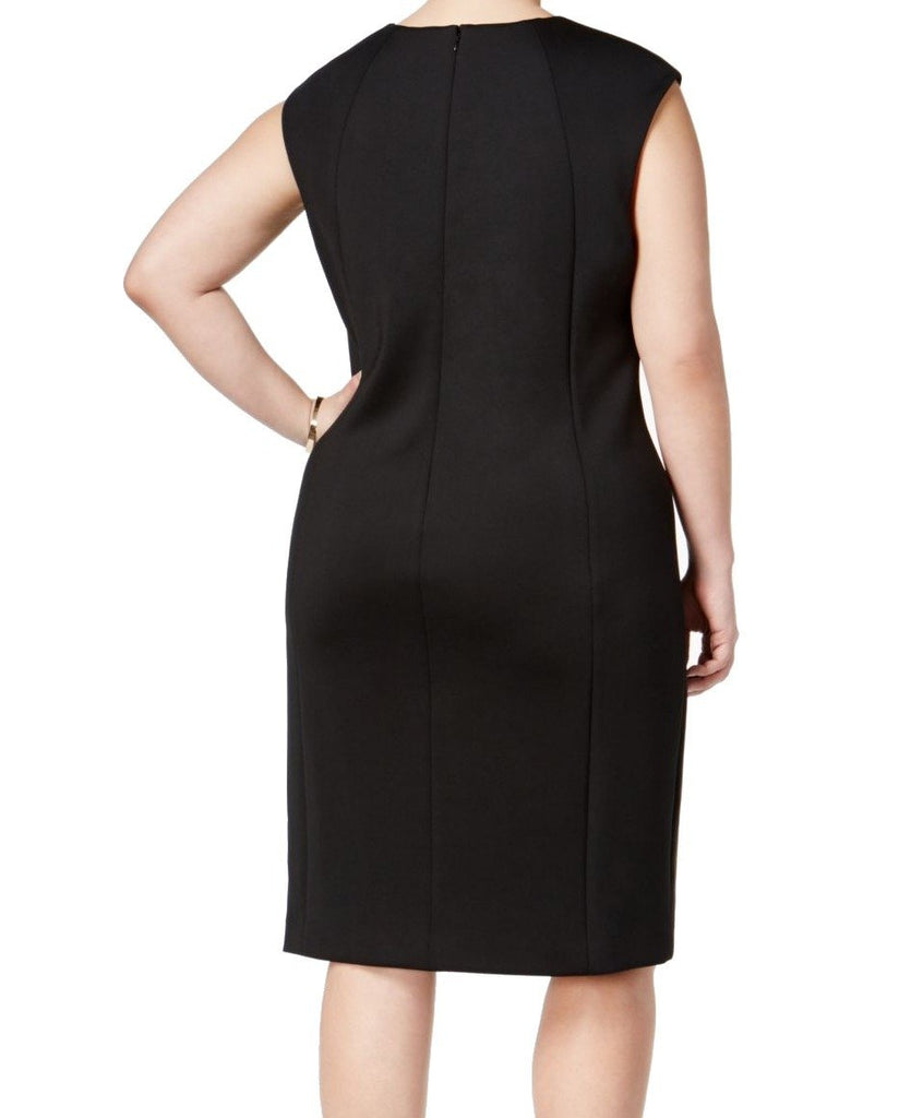 CALVIN KLEIN Vestido negro con Talla 20W - Main Image