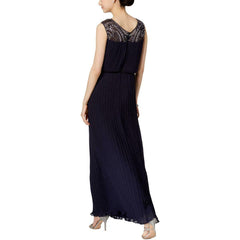 ALEX Evenings Vestido de noche con encaje y aplicaciones. Talla 8