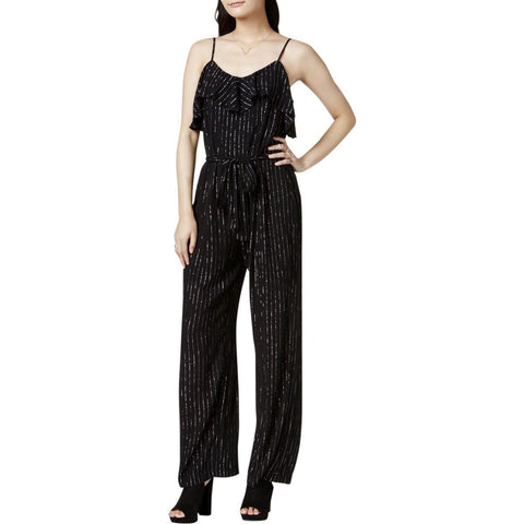 BAR III Palazzo Jumpsuit estampado a rayas. Talla M