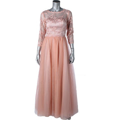 DRESS TELLS Vestido bordado y chiffon. Talla 4