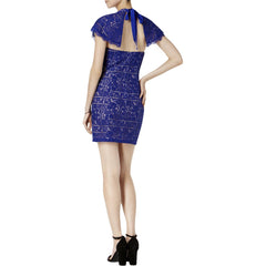 ENDLESS ROSE Vestido juniors de encaje azul. Talla M