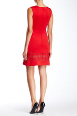 JAX Vestido rojo corte A. Talla 16