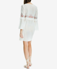 MAX STUDIO Vestido con bordado flora. Talla S