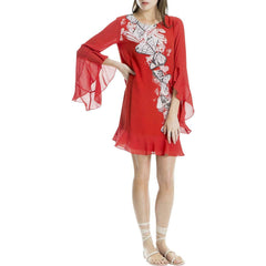 MAX STUDIO London vestido estampado mariposas.  Talla L