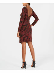 NIGHTWAY Vestido stretch con destellos. TALLA 6
