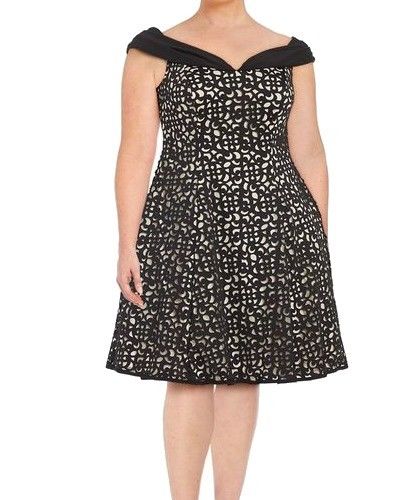 XSCAPE Vestido diseño corte láser. Talla 20W