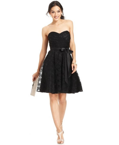 MARINA Vestido de encaje corte A. Talla 8
